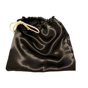 Dust Bag size Medium in a beautiful Black Silk fabric Handmade